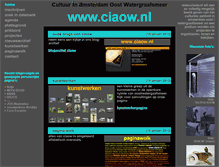 Tablet Screenshot of ciaow.nl